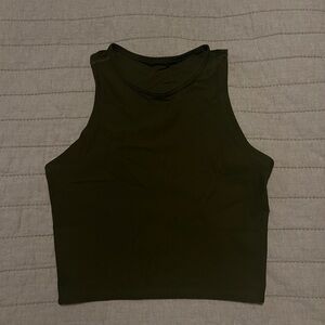 lululemon Dark Green Crop Top